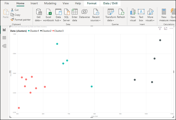 A screenshot exposes Power BI which also offers the AutoML feature for building machine?learning models with binary prediction, general classification, and regression.