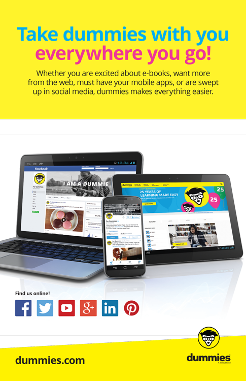 Take social media and apps dummies with you everywhere you go. Find us online at dummies.com.