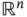 double-struck upper R Superscript n