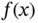 f left-parenthesis x right-parenthesis