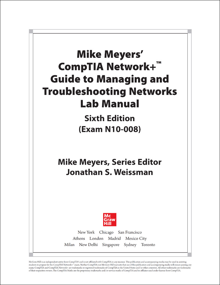 Title Page - Mike Meyers CompTIA Network+ Guide To Managing And ...