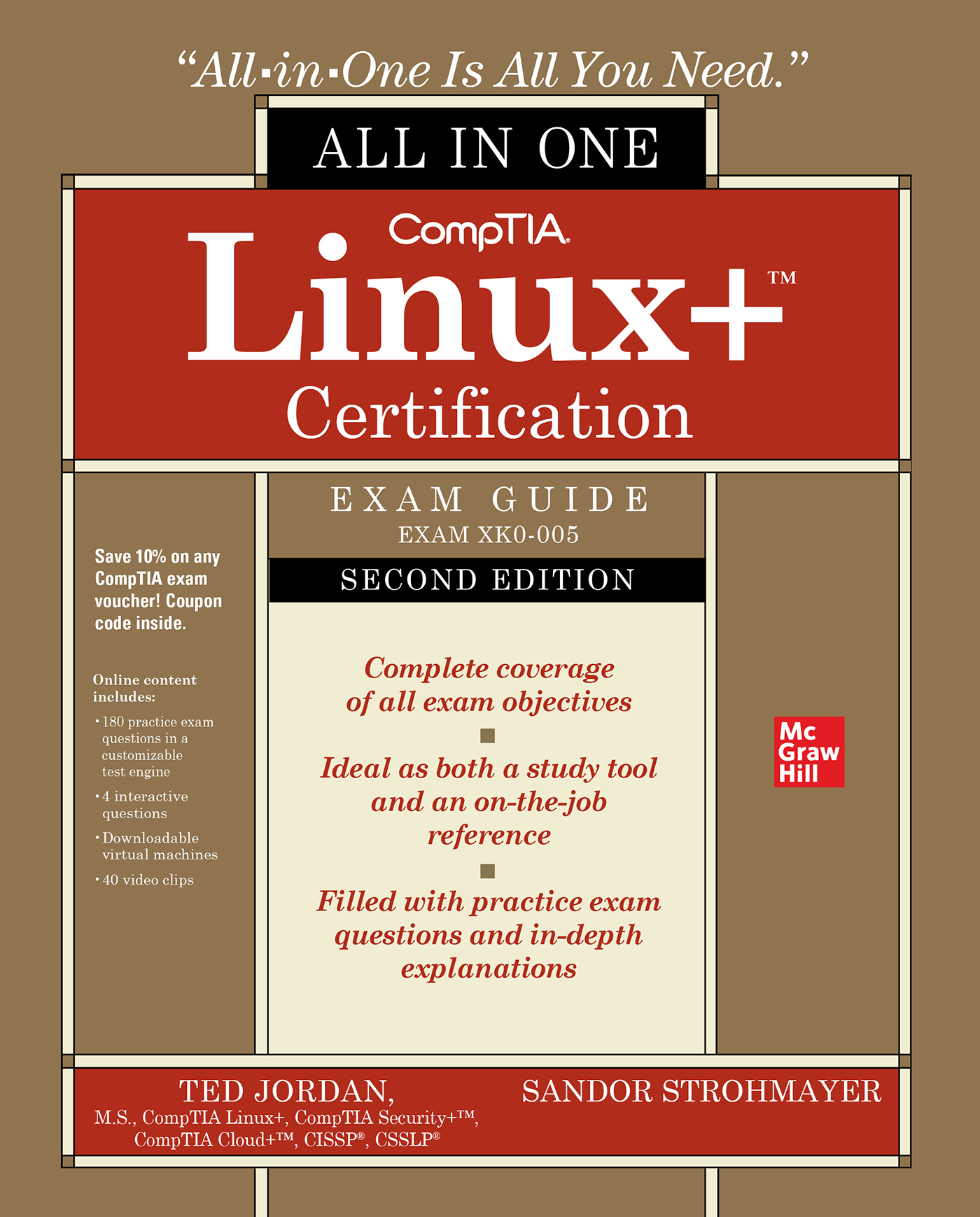 Cover - CompTIA Linux+ Certification All-in-One Exam Guide, Second ...