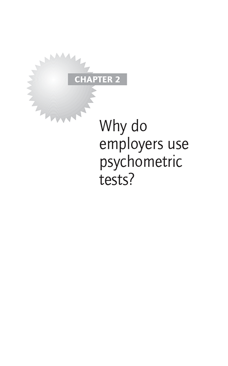 Why do employers use psychometric tests?