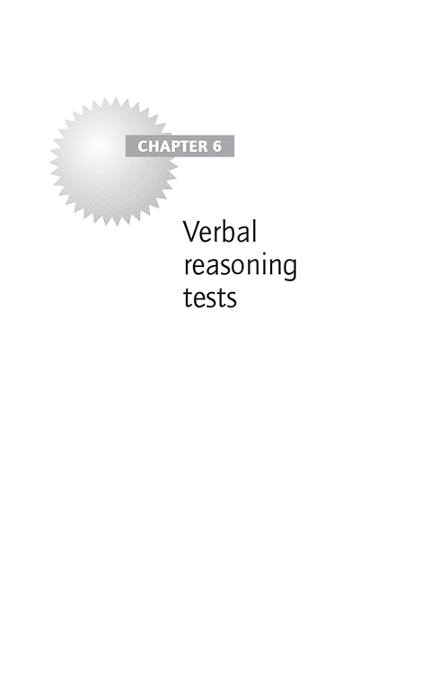 Verbal reasoning tests