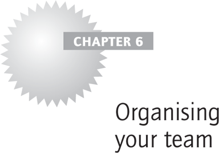 Organising your team