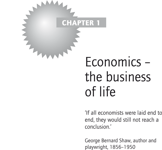 Economics – the business of life