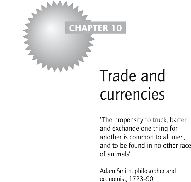 Trade and currencies