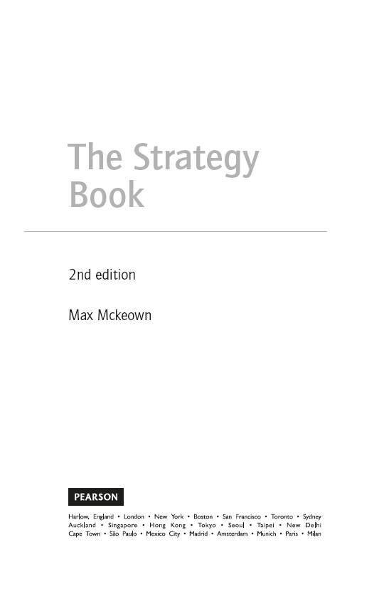 The Strategy Book