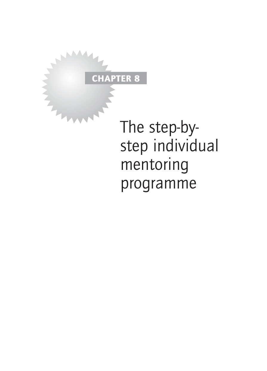 The step-by-step individual mentoring programme