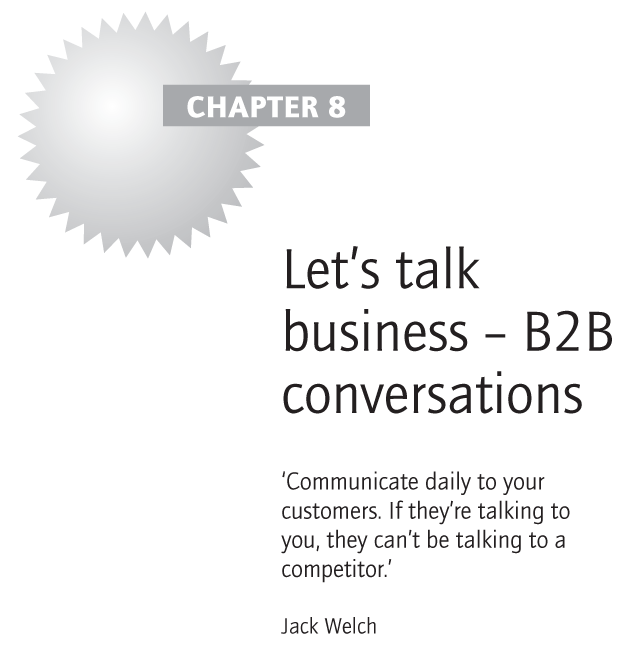 Let’s talk business – B2B conversations