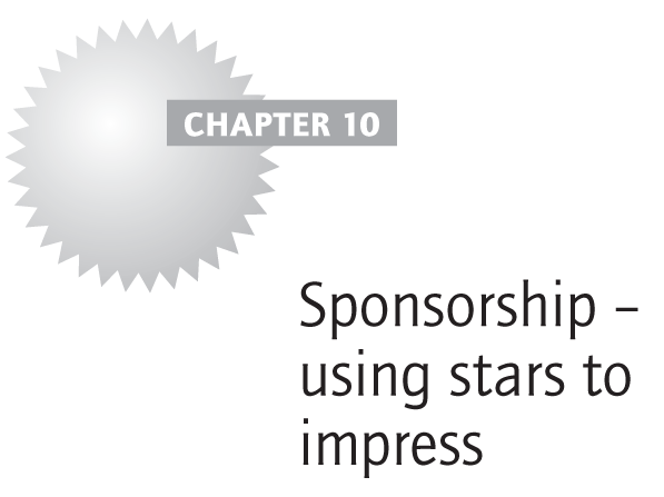 Sponsorship – using stars to impress