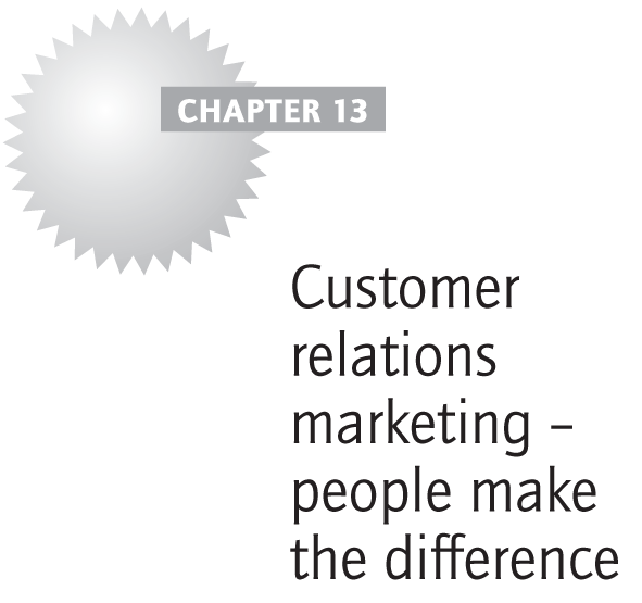 Customer relations marketing – people make the difference