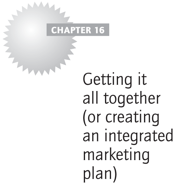 Getting it all together (or creating an integrated marketing plan)