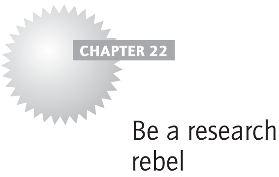 Be a research rebel