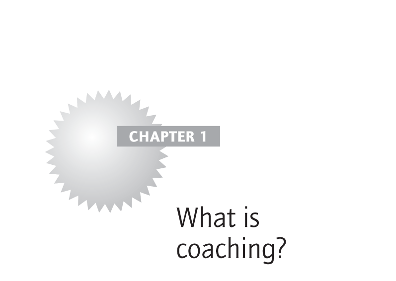 What is coaching?