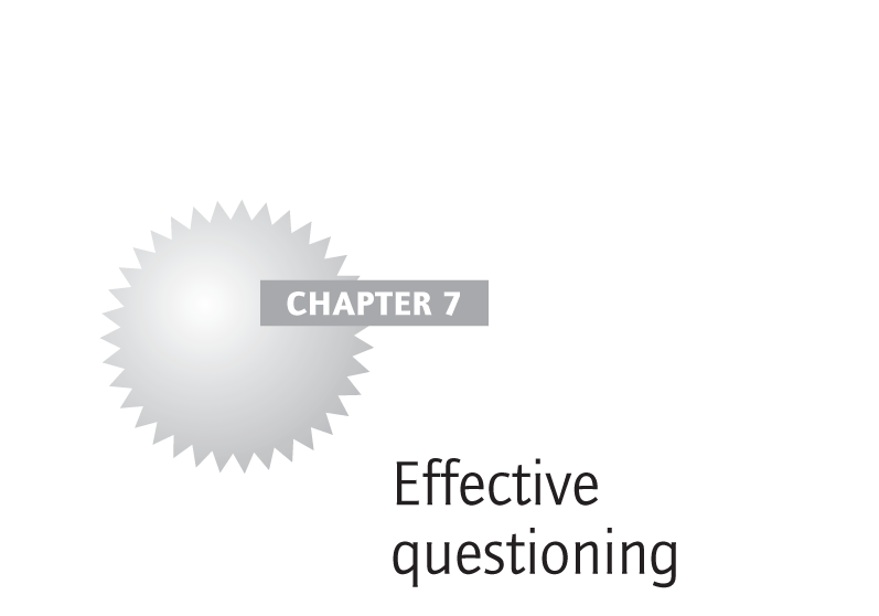 Effective questioning