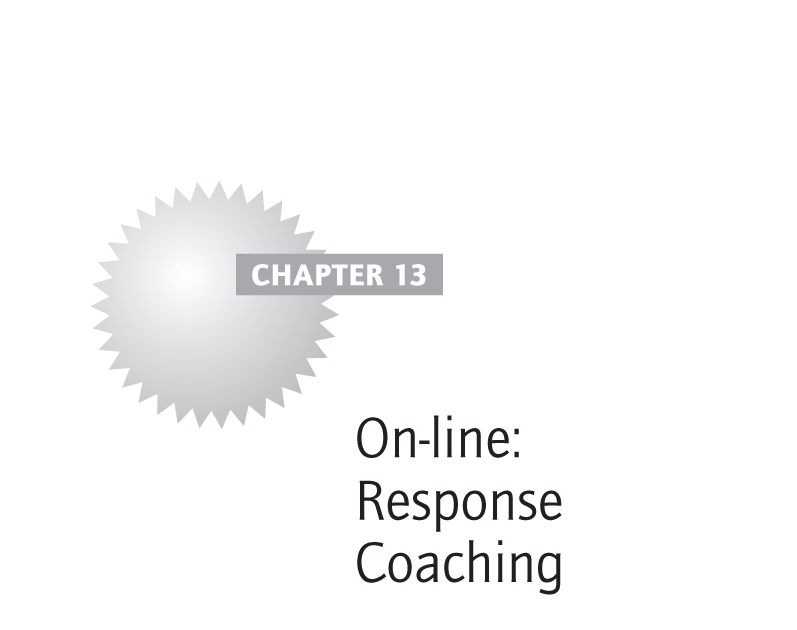 On-line: Response Coaching