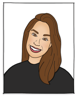 Illustration shows an avatar of Ellie Chapman.