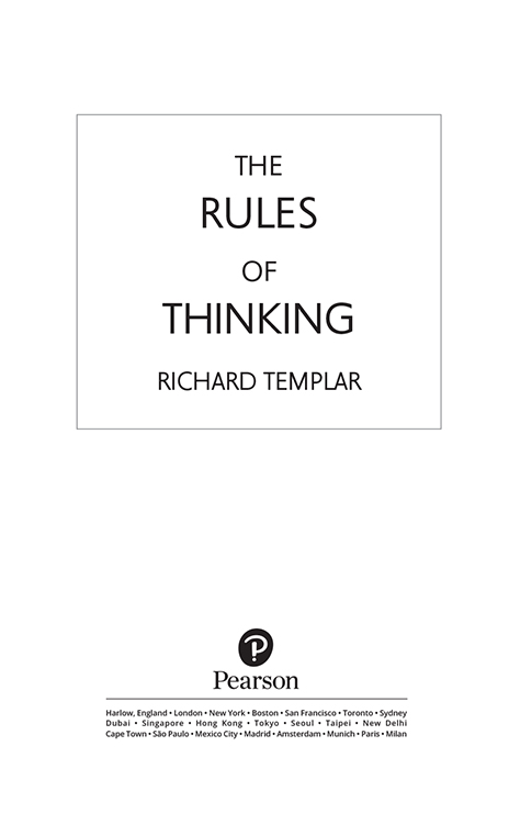 The Rules of Thinking