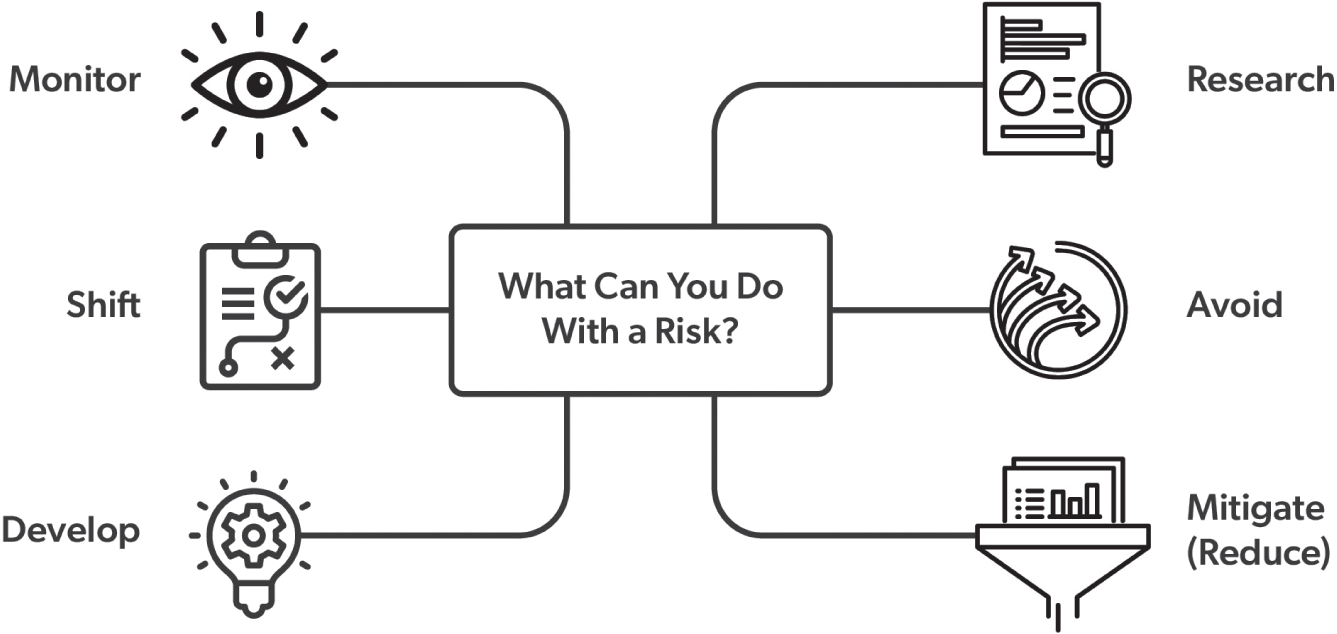 Schematic illustration of what Can You Do to a Risk.