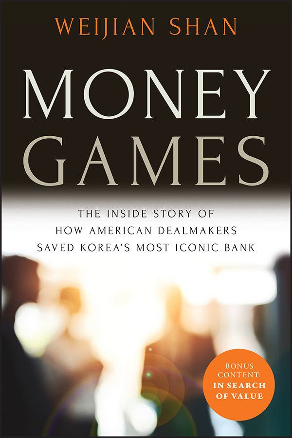 Cover: Money Games by Weijian Shan