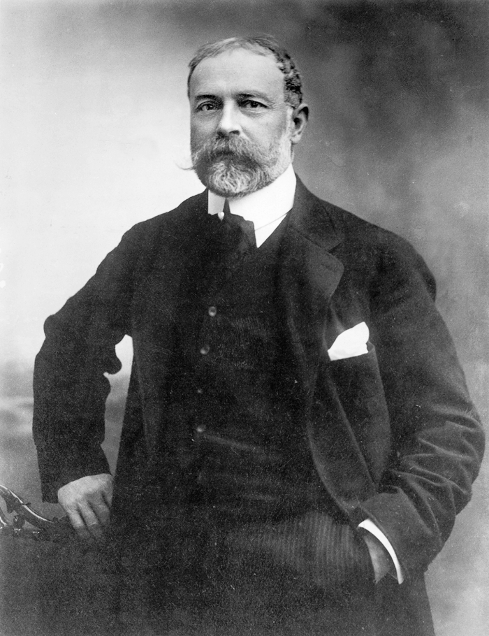 Photograph of Charles T. Barney, president of the Knickerbocker Trust Company.