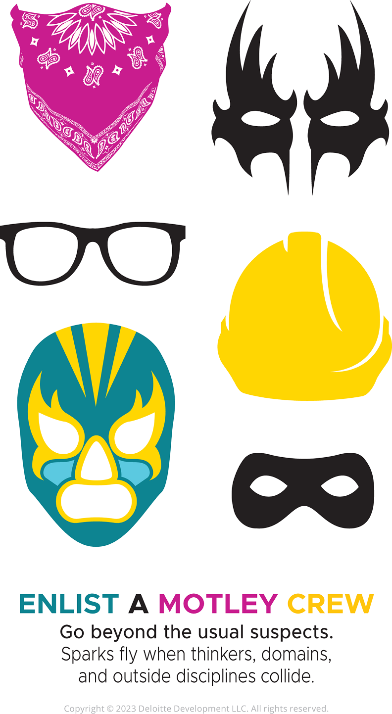 An illustration of eye masks.