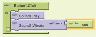 Plugging the 500 into the millisecs slot