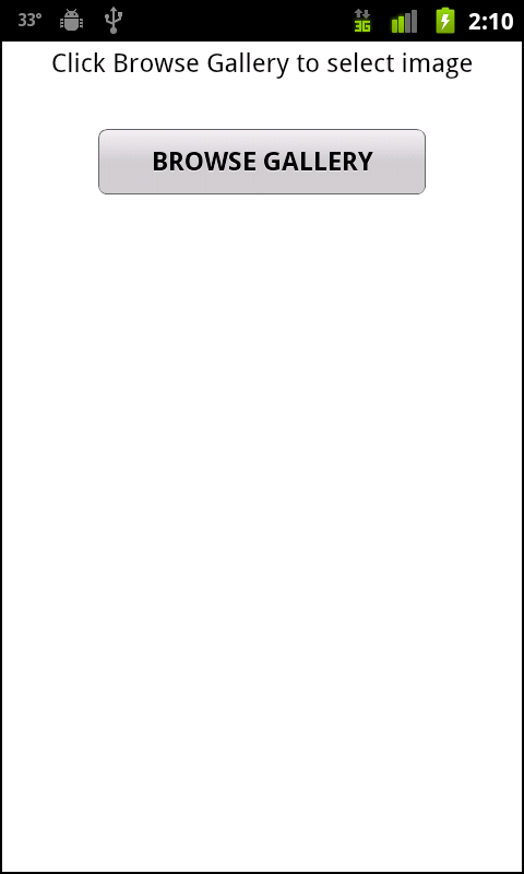 The Browse Gallery application