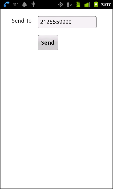 Open a text message in the Messaging application