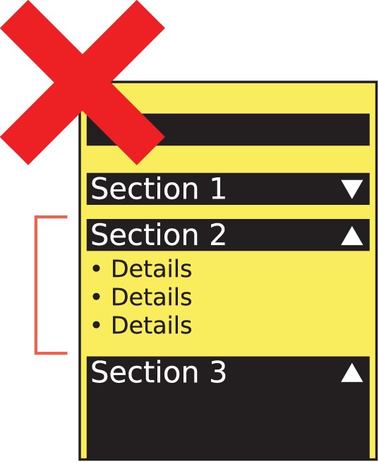 Do not use Windowshade without indicating a bounding area around the expanded area, or the collapsed area, for that matter.