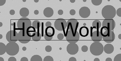 Hello world in GD