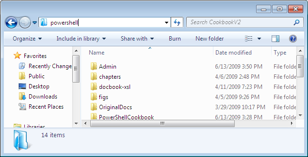 Launching PowerShell from Windows Explorer