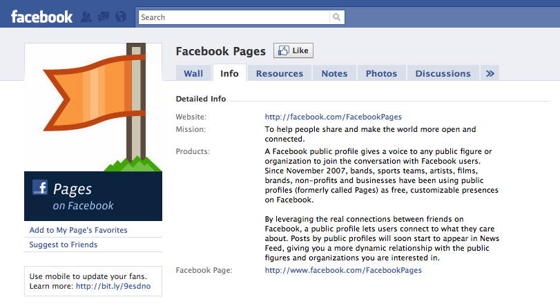 Facebook’s official Page about Facebook Pages provides helpful hints and tips for Page administrators.