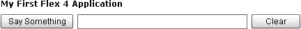 HelloWorld using HGroup and VGroup, respectively