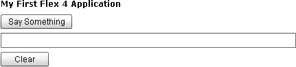 HelloWorld using HGroup and VGroup, respectively