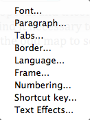 Use the format menu in the Modify Style box to dig deeper into your paragraph formatting options. Even though these options open yet another dialog box, your settings are applied to the style you’re modifying.