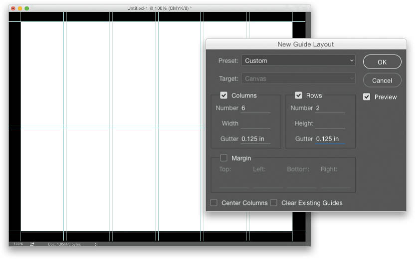 Use Guides To Create A Layout How Do I Do That In Photoshop Book 