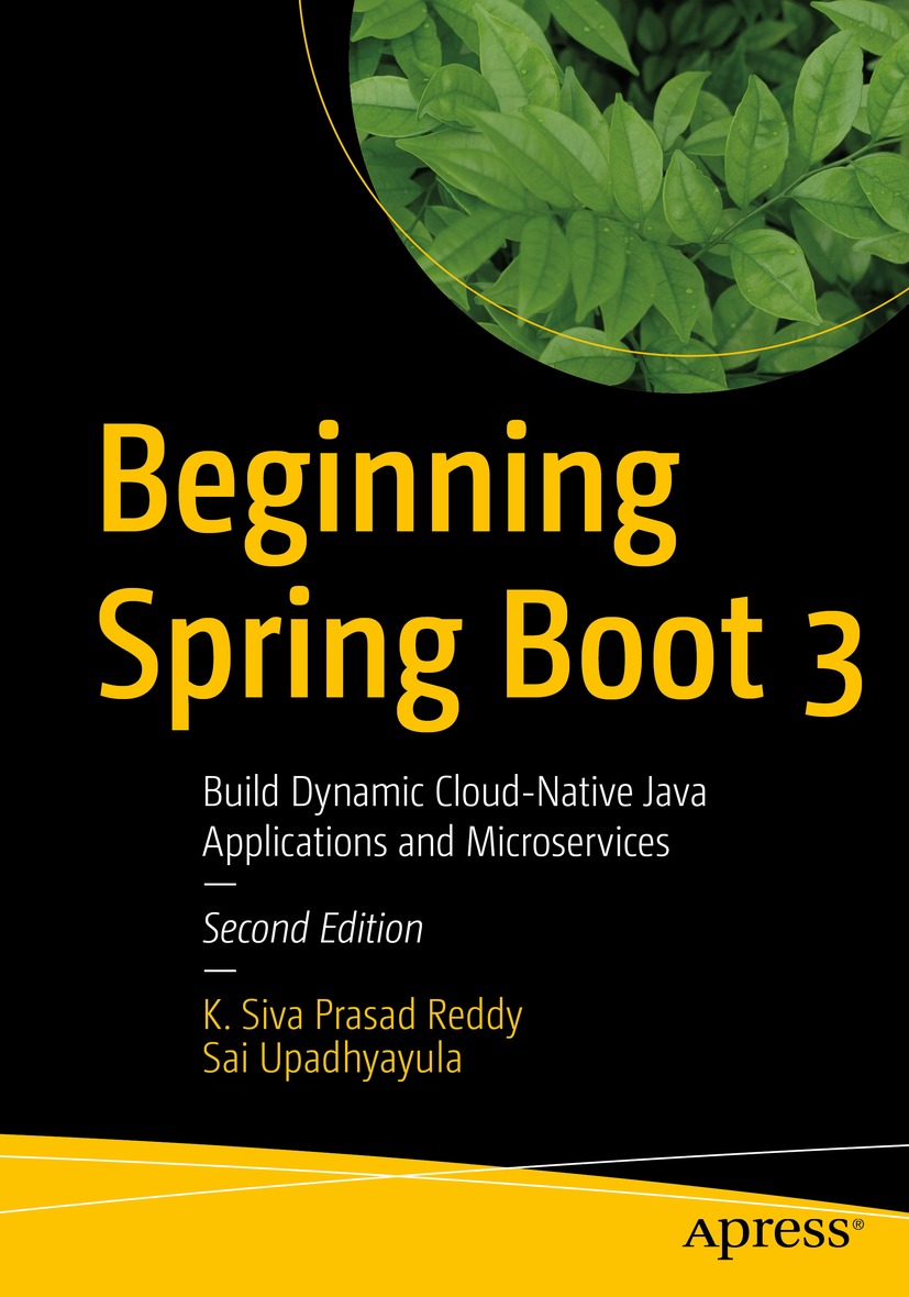 Cover - Beginning Spring Boot 3: Build Dynamic Cloud-Native Java ...