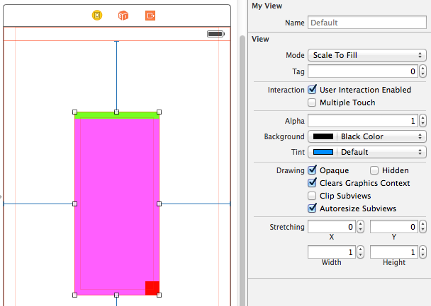 A designable view with an inspectable property