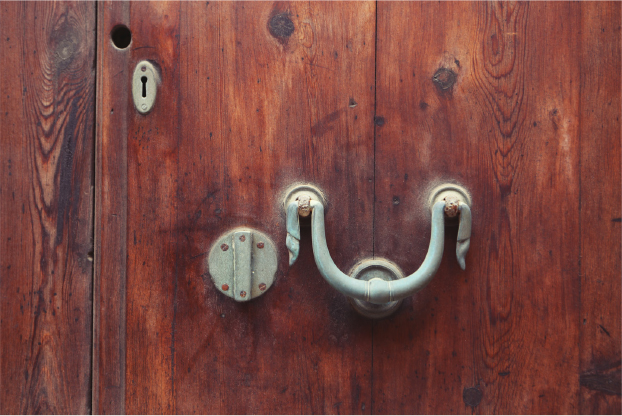 A hardwood door feels solid and satisfying