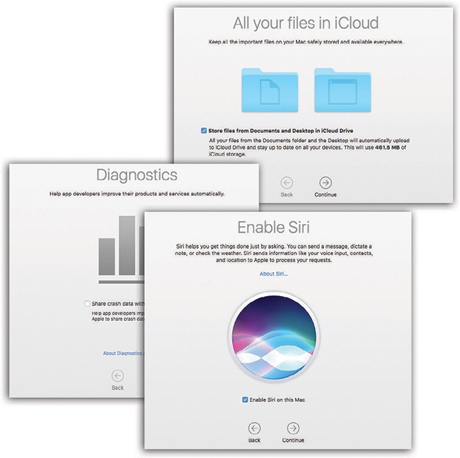 The Setup Assistant is designed to walk you through Sierra’s features—especially the ones that involve privacy and security—to make sure you’ve set things up the way you like.