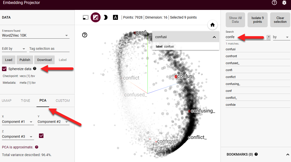 Visualizing Word Embeddings