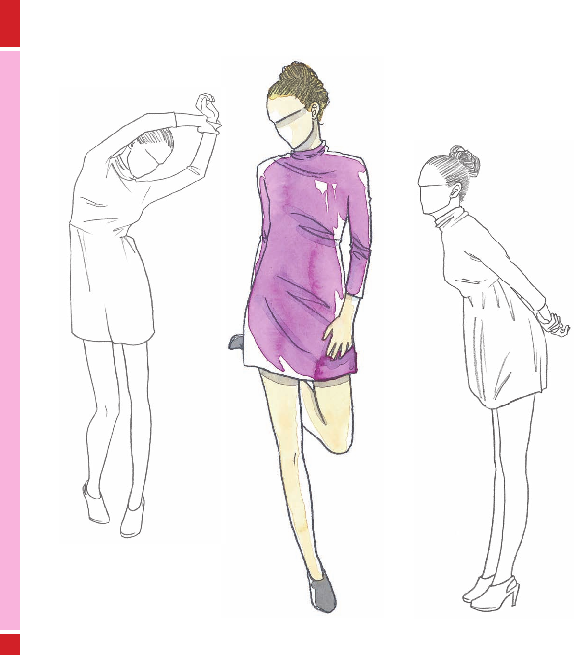 Women`s Figure Sketch. Different Poses. Template for Drawing for Designers  of Clothes Stock Vector - Illustration of human, girl: 108859892, Drawing  Figure Model - valleyresorts.co.uk