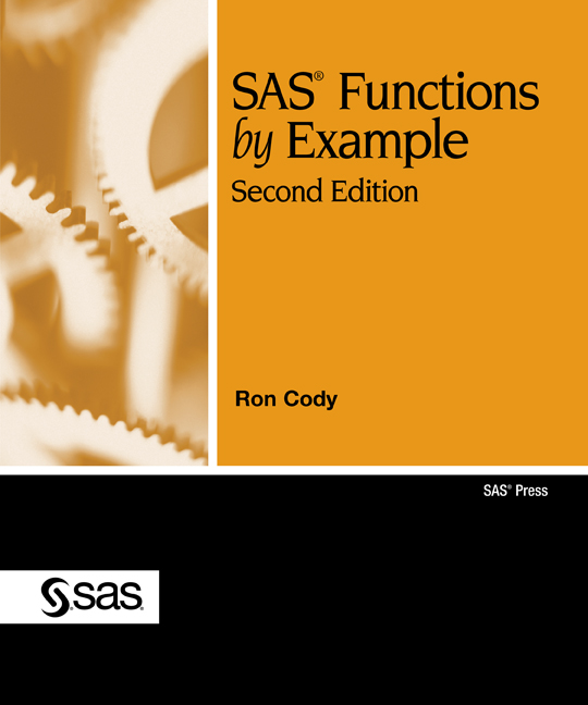 Cover of SAS Functions by Example, Second Edition