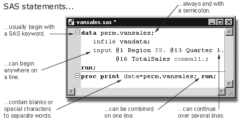 SAS Program Structure