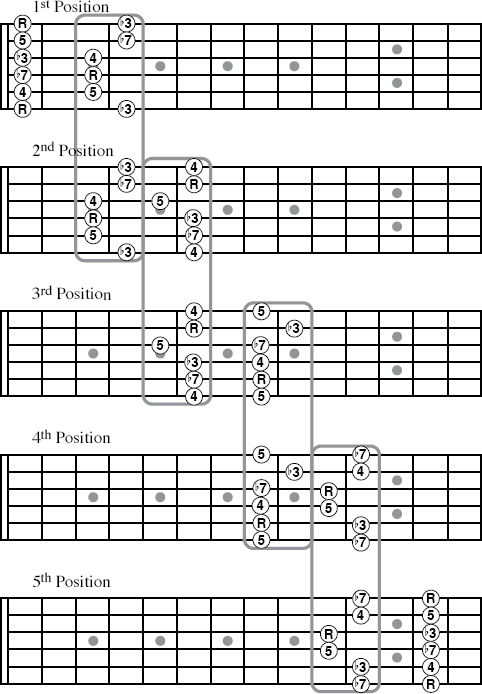 B Scale Charts - Guitar Theory [Book]