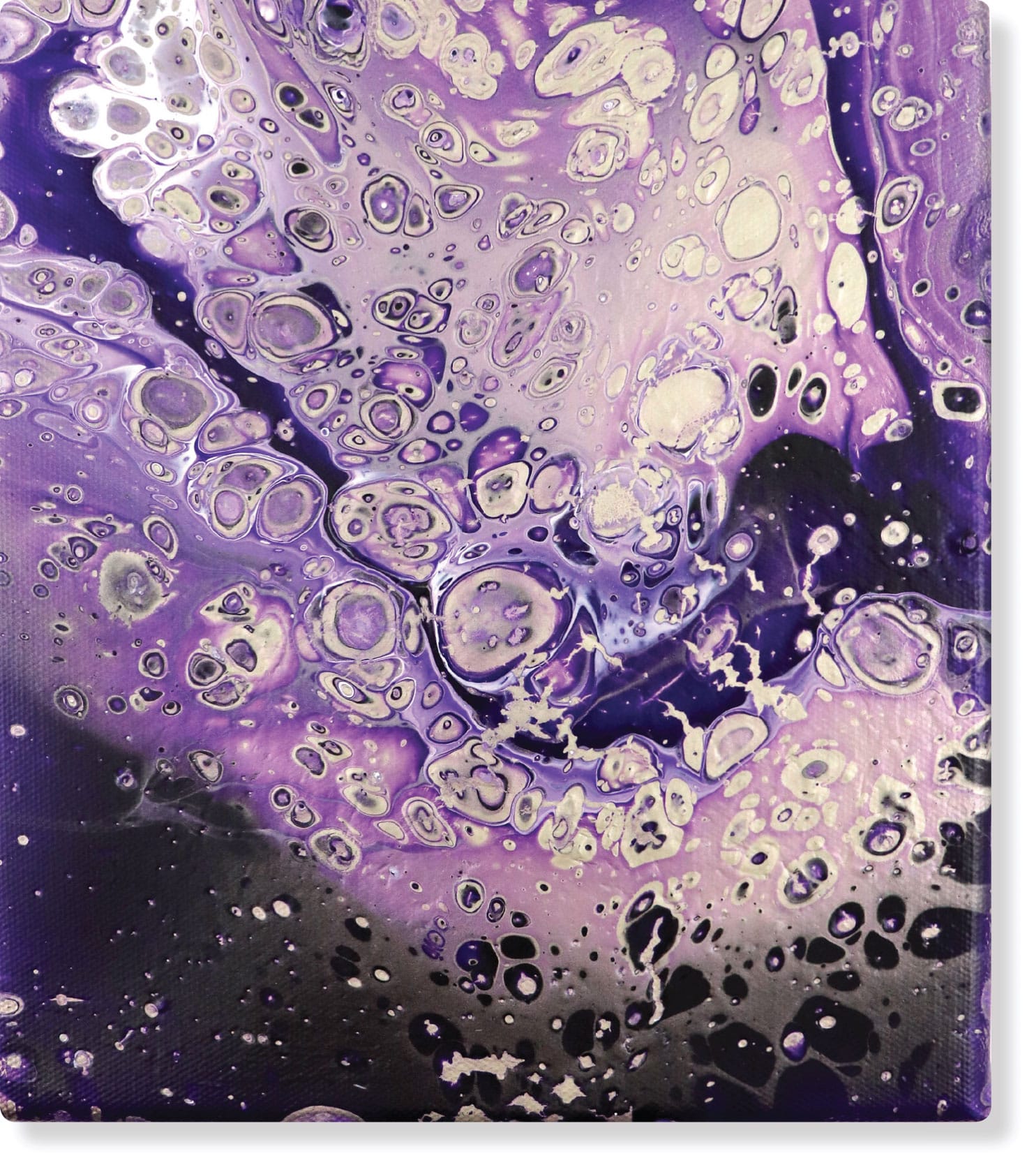 Creating Cells with Floetrol - Creating Fluid Acrylic Paintings