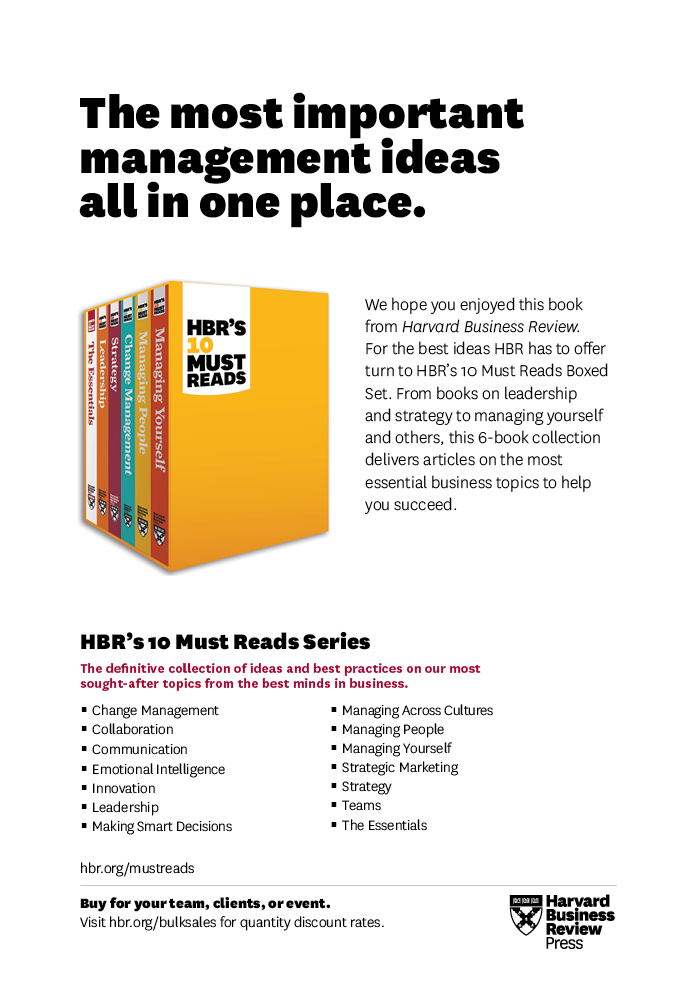 Back Cover - Leadership That Gets Results (Harvard Business Review ...