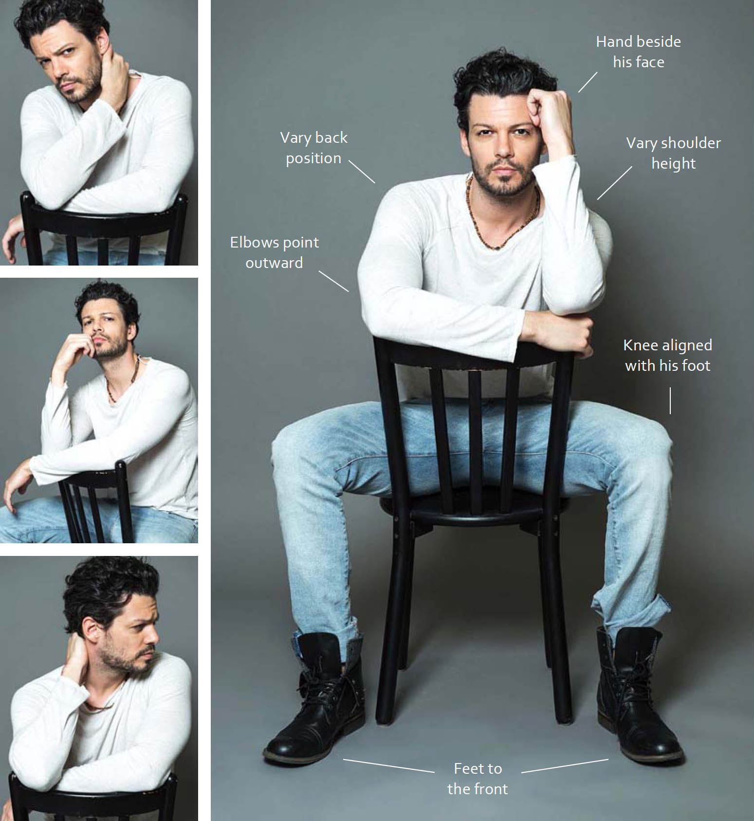 3 power boss poses on a chair. Which is your fav? #posetips #howtopose... |  TikTok